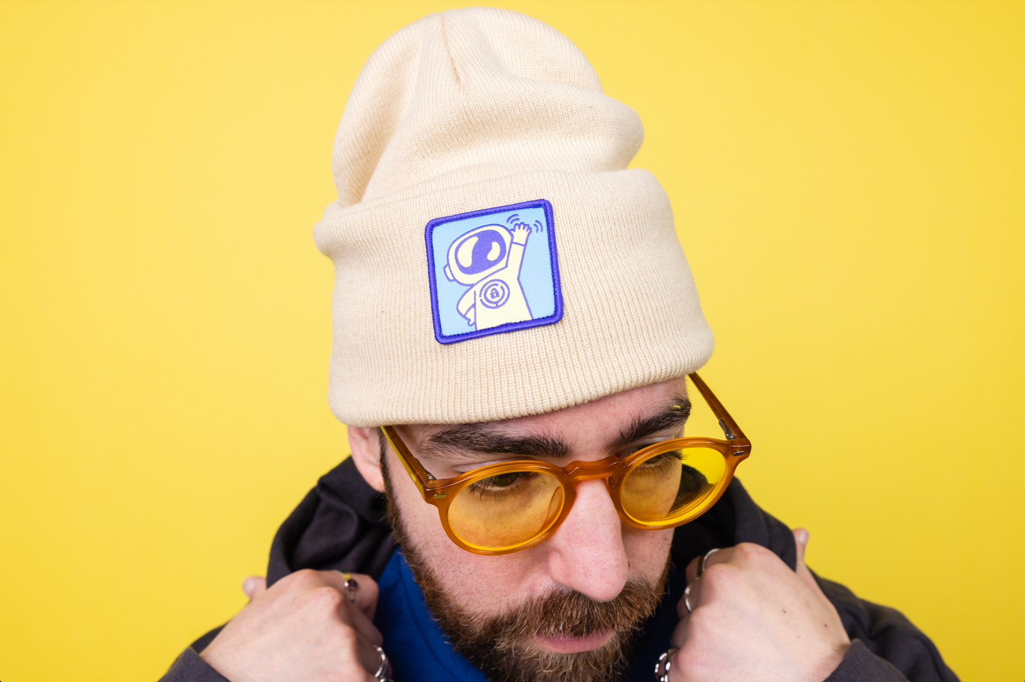Beige Beanie
